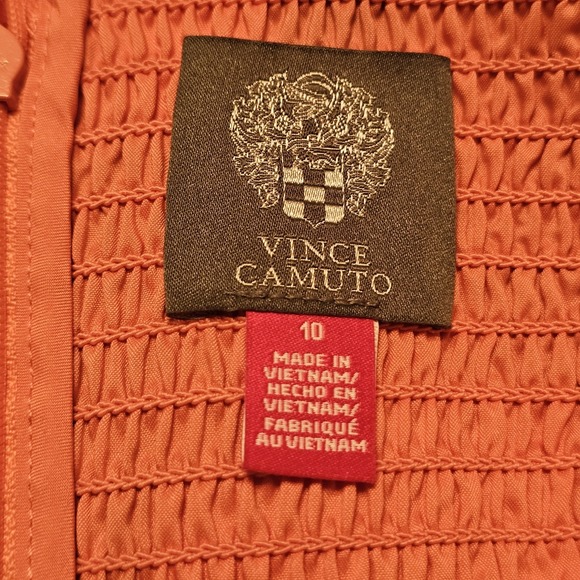 Vince Camuto Women Dress Size 10 Fits Medium Midi Floral Round Neck Short Sleeve - Picture 7 of 9